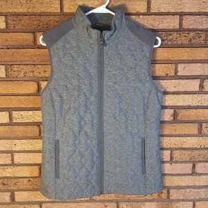 J. McLaughlin Medium Gray Zippered Vest